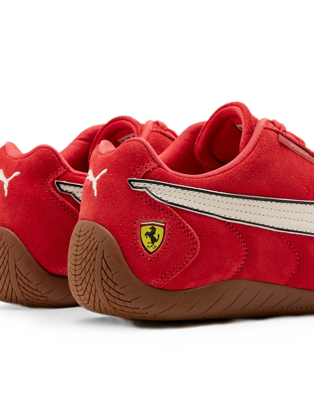 PUMA Speedcat leren sneakers Rood