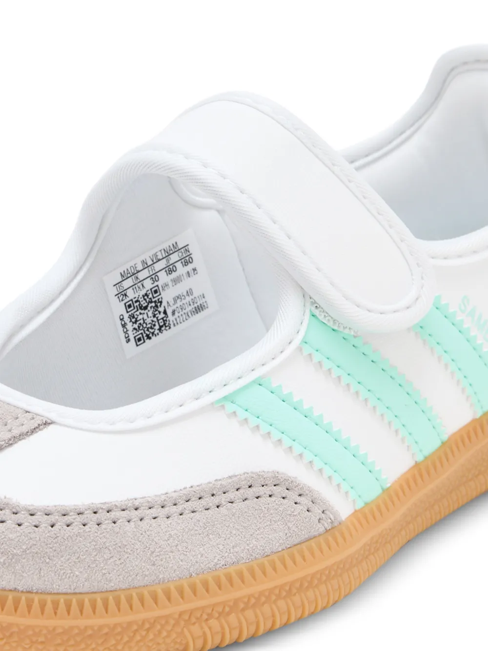 adidas Kids Samba ballerina's met klittenband Wit