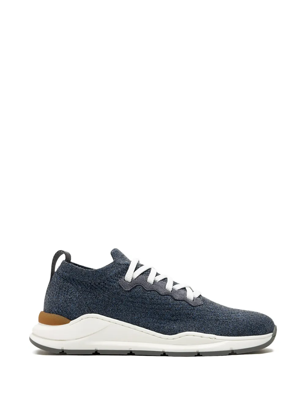 Brunello Cucinelli Kids lace-up sneakers Blauw