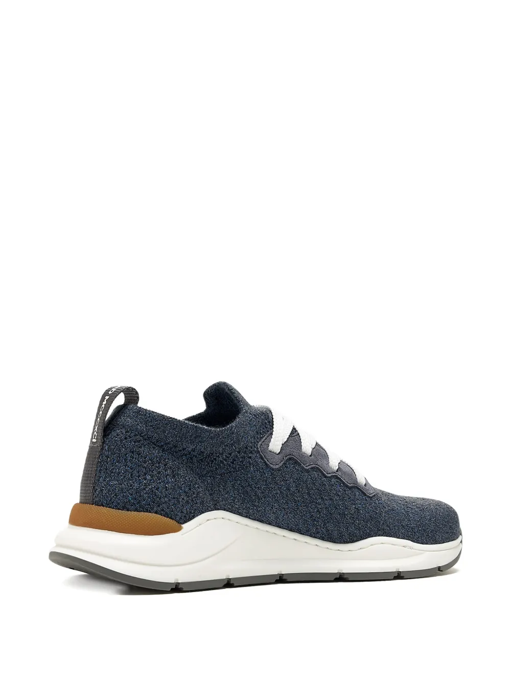 Brunello Cucinelli Kids lace-up sneakers Blauw