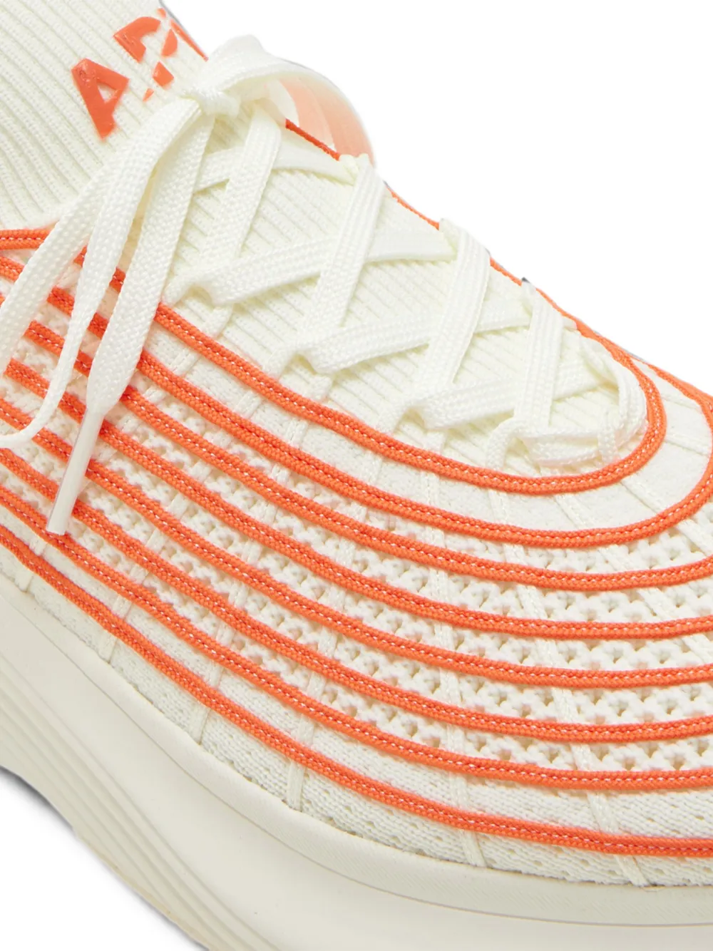 APL: ATHLETIC PROPULSION LABS TechLoom Zipline wavy-stripe sneakers Beige