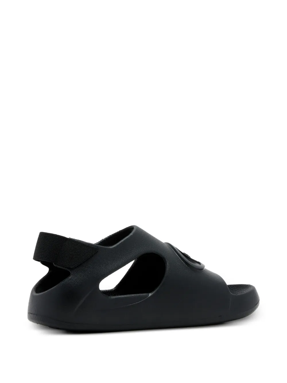 adidas Kids Campus sandalen met patch en uitgesneden details Zwart
