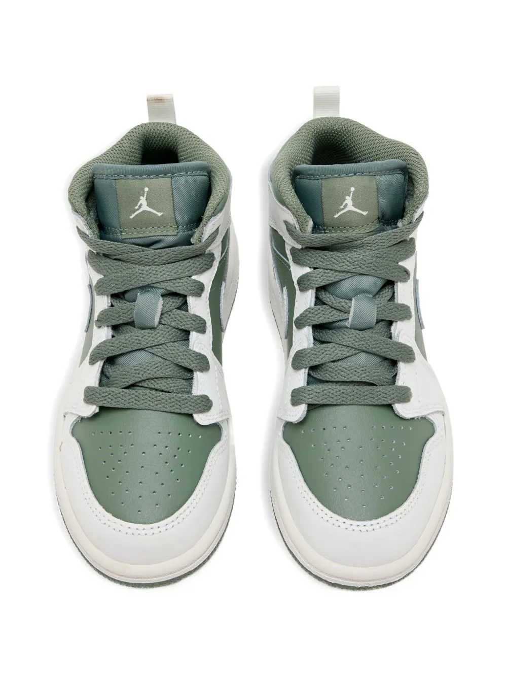 Nike Kids Air Jordan 1 Mid sneakers Groen