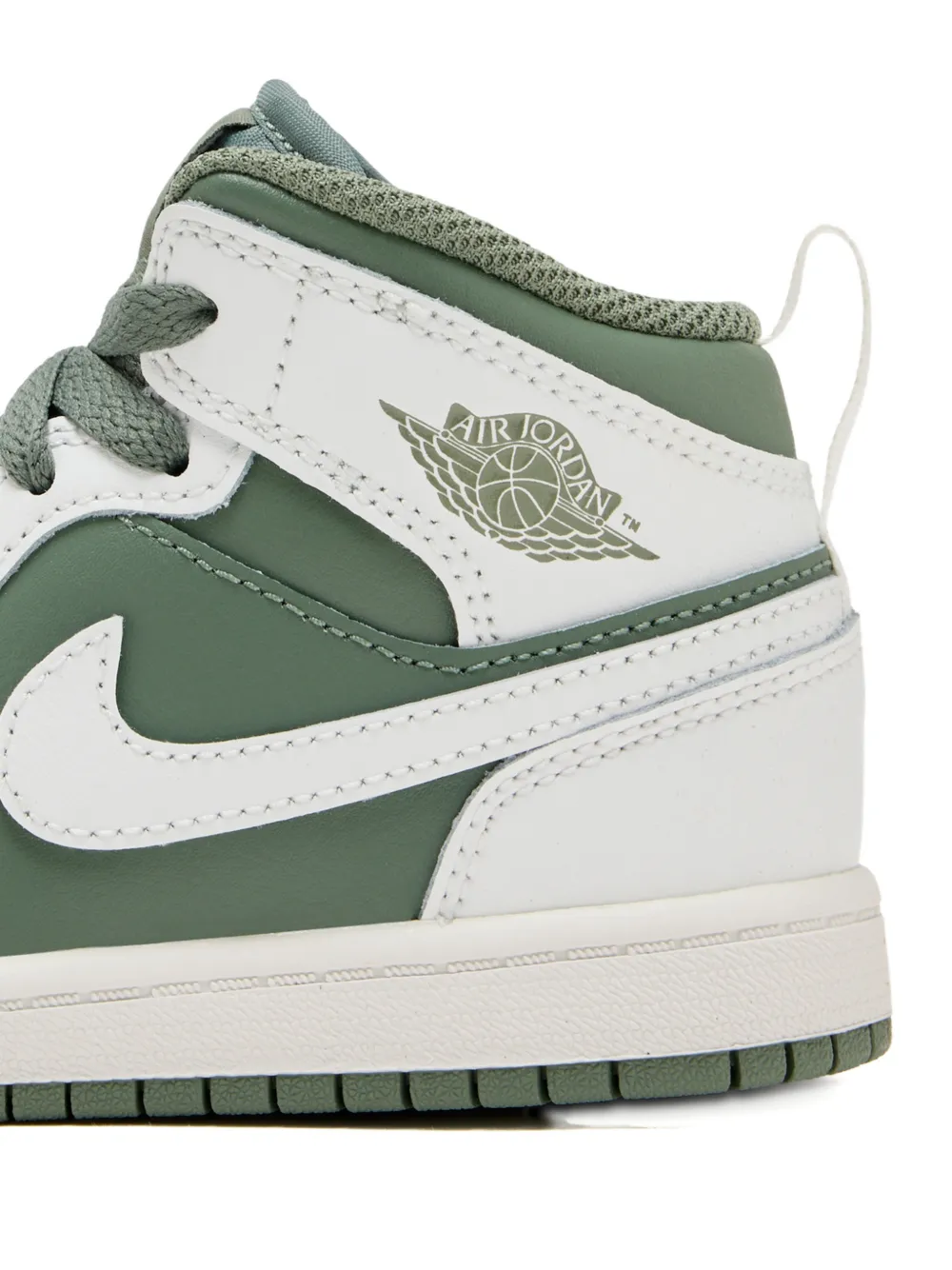 Nike Kids Air Jordan 1 Mid sneakers Groen