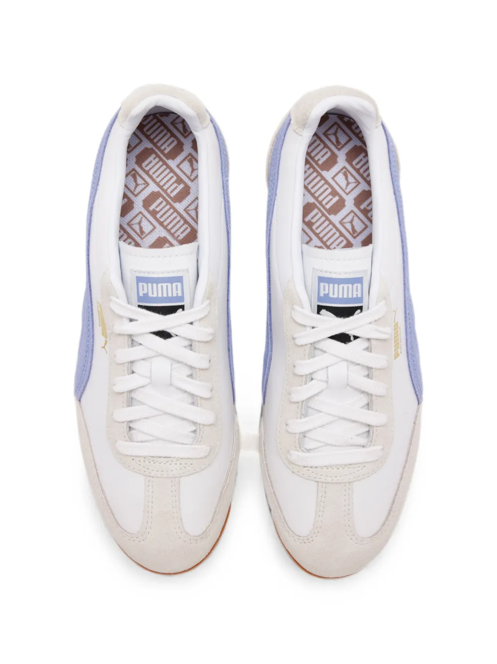 PUMA Arizona suede-trim sneakers Wit
