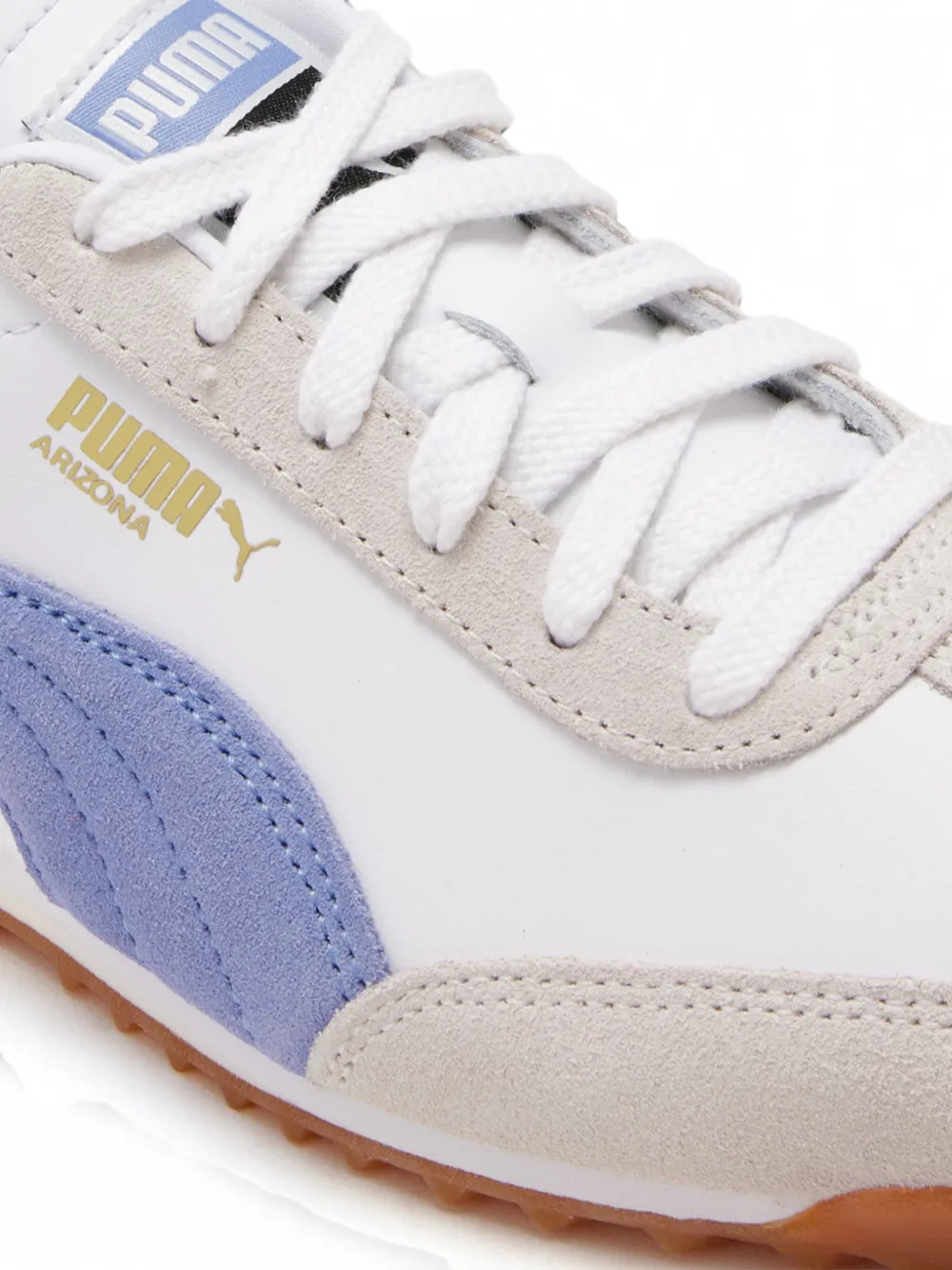 PUMA Arizona suede-trim sneakers Wit