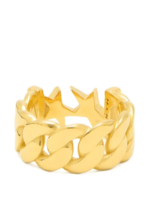 TWOJEYS Cuban Icon star-detail ring