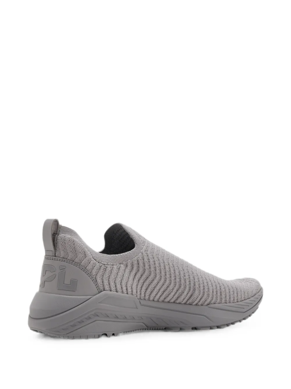 APL: ATHLETIC PROPULSION LABS TechLoom Traveler chevron-knit sneakers Grijs