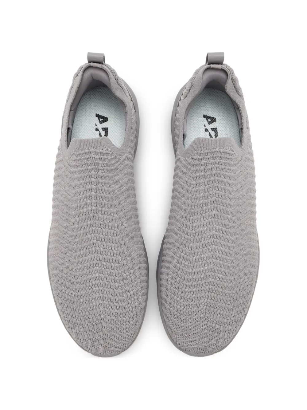APL: ATHLETIC PROPULSION LABS TechLoom Traveler chevron-knit sneakers Grijs