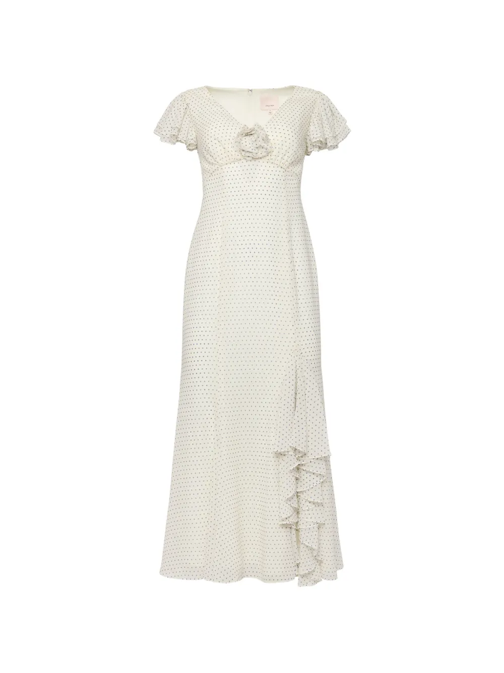 Cinq A Sept Abito Talia con ruches - Bianco