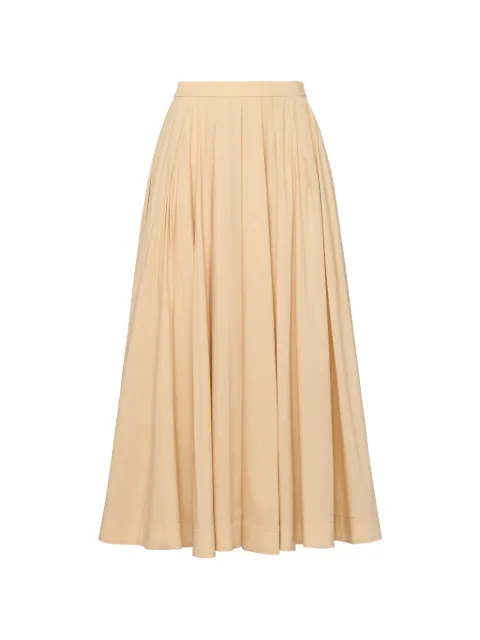 Cinq A Sept Doran pleated A-line skirt