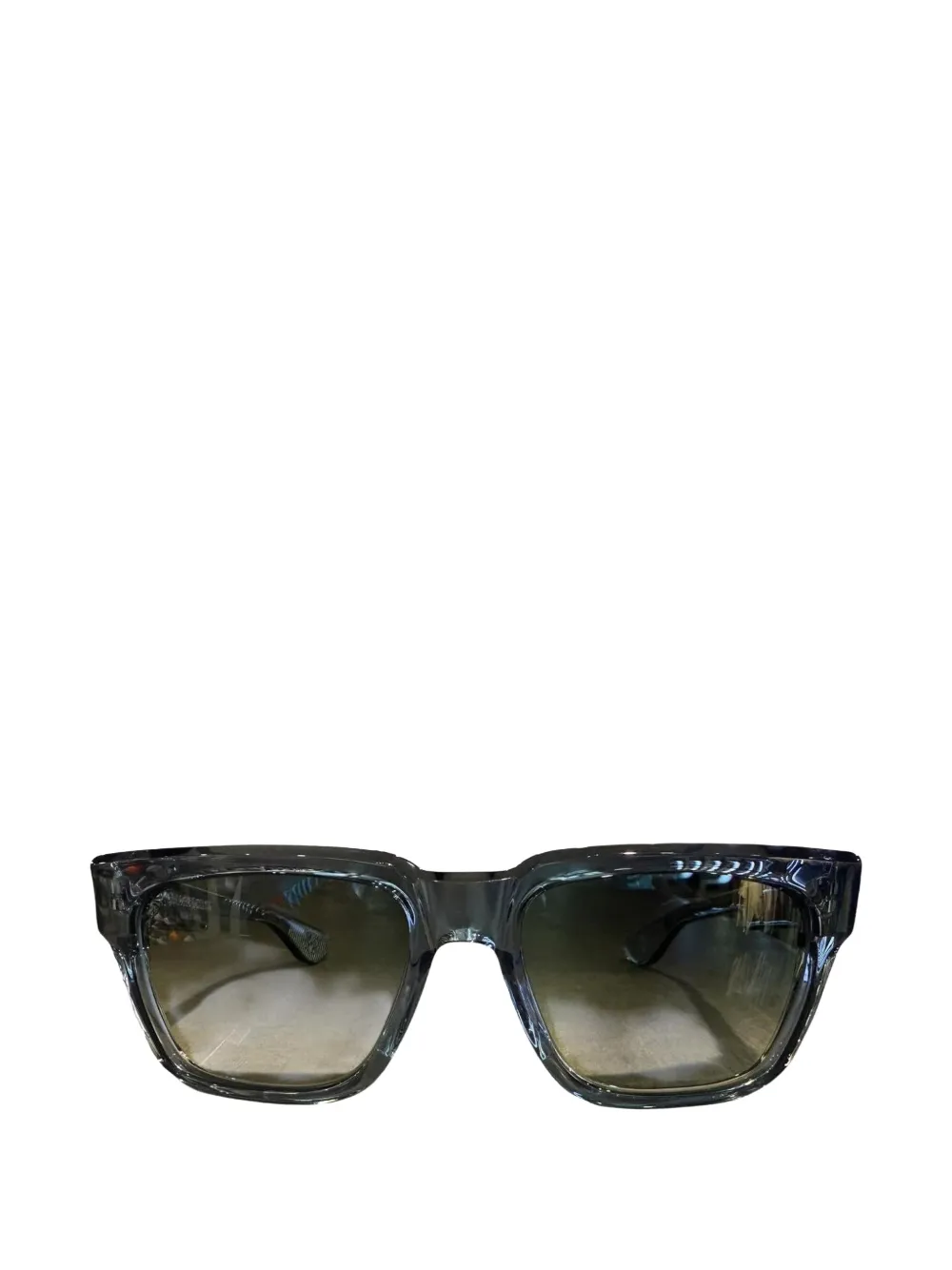 Chrome Hearts Box Officer rectangle-frame sunglasses - Grigio