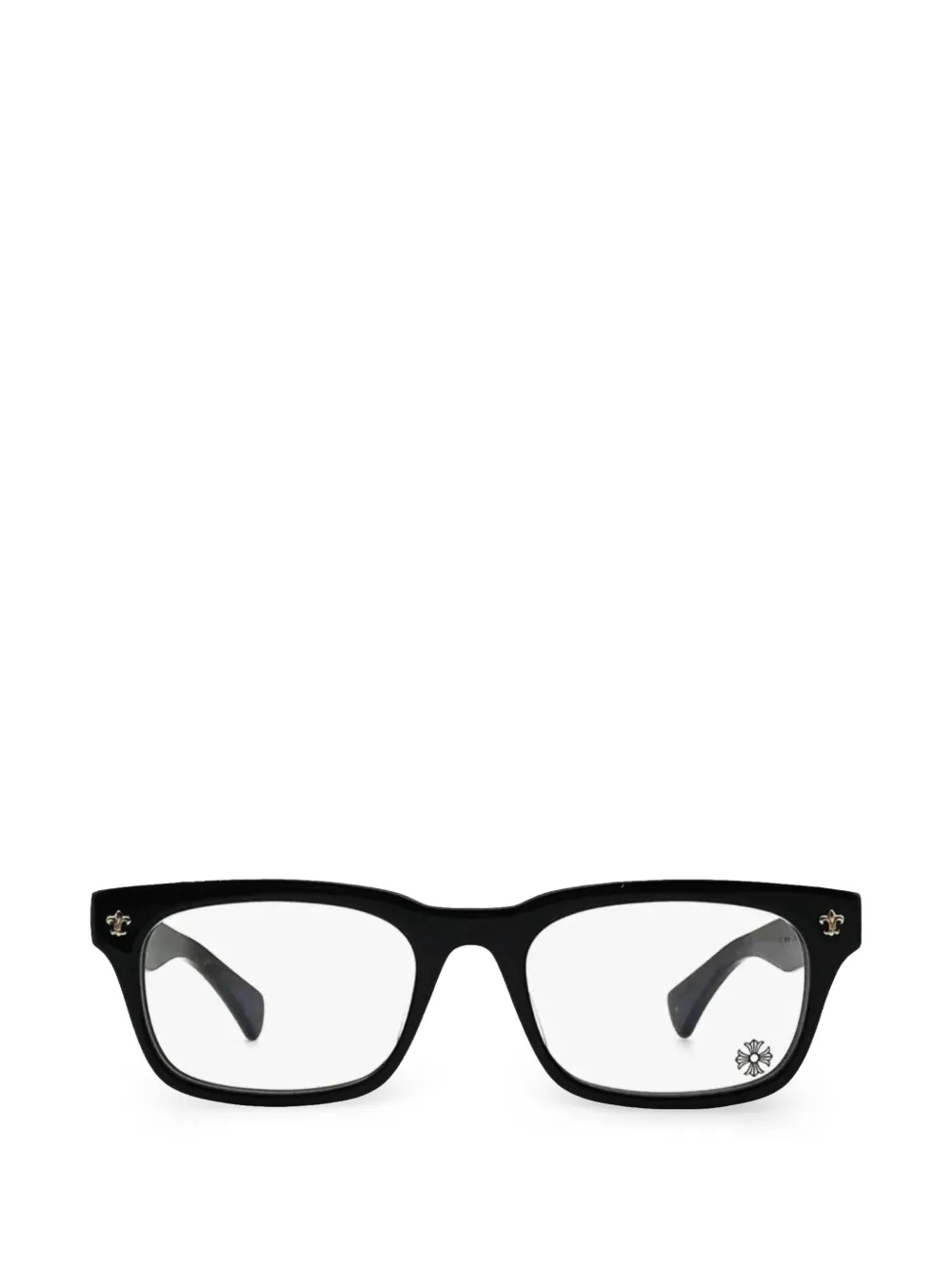 Chrome Hearts Gittin Any? rectangle-frame glasses - Nero
