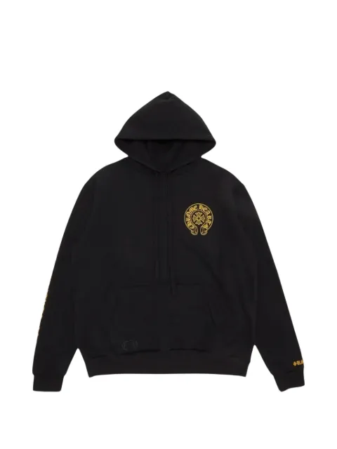 Chrome Hearts Online Exclusive Horseshoe logo-print drawstring hoodie