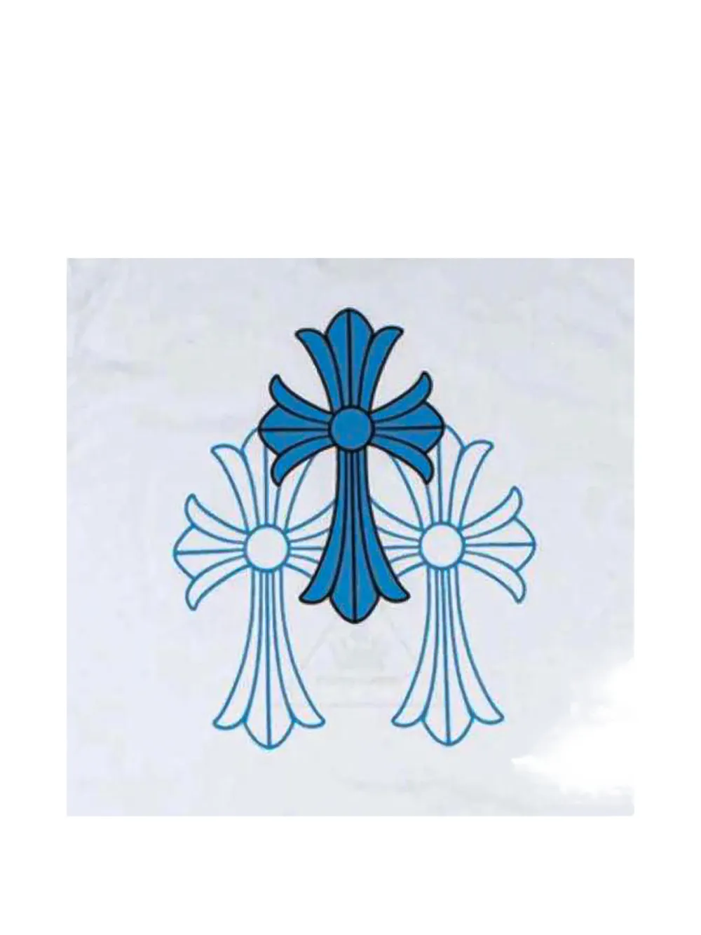Chrome Hearts Triple Cross logo-print T-shirt - Bianco