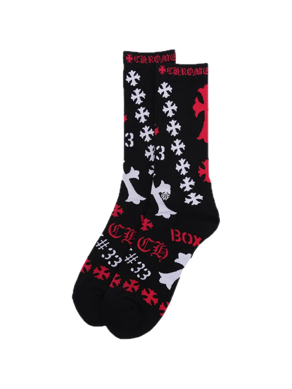 Chrome Hearts Stencil socks - Nero