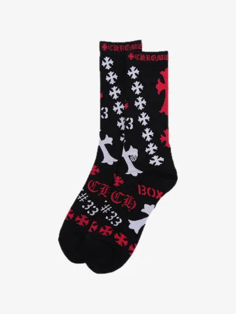 Chrome Hearts Stencil socks
