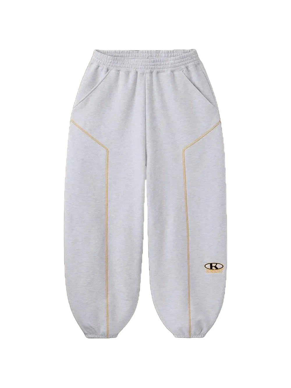 GV Gallery Serger contrast-stitch track pants - Grigio