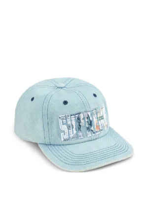 Supreme Pigment S ロゴ 6パネル キャップ | ブルー | FARFETCH JP