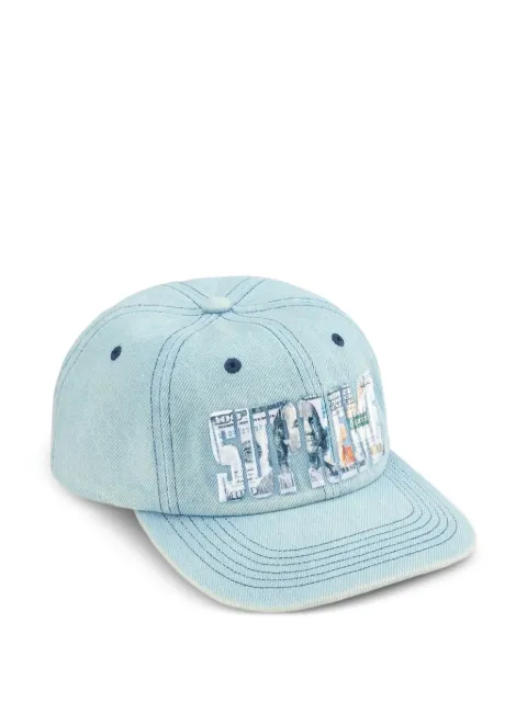 Supreme embroidered money logo 6-panel hat