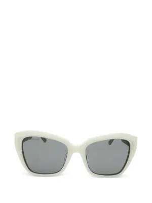 Kiko Kostadinov Octavia geometric-frame Sunglasses | Neutrals