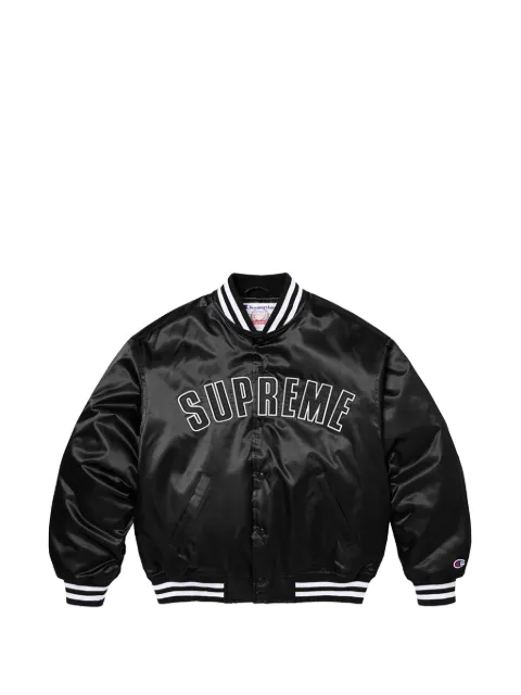 Supreme x Champion® satijnen bomberjack