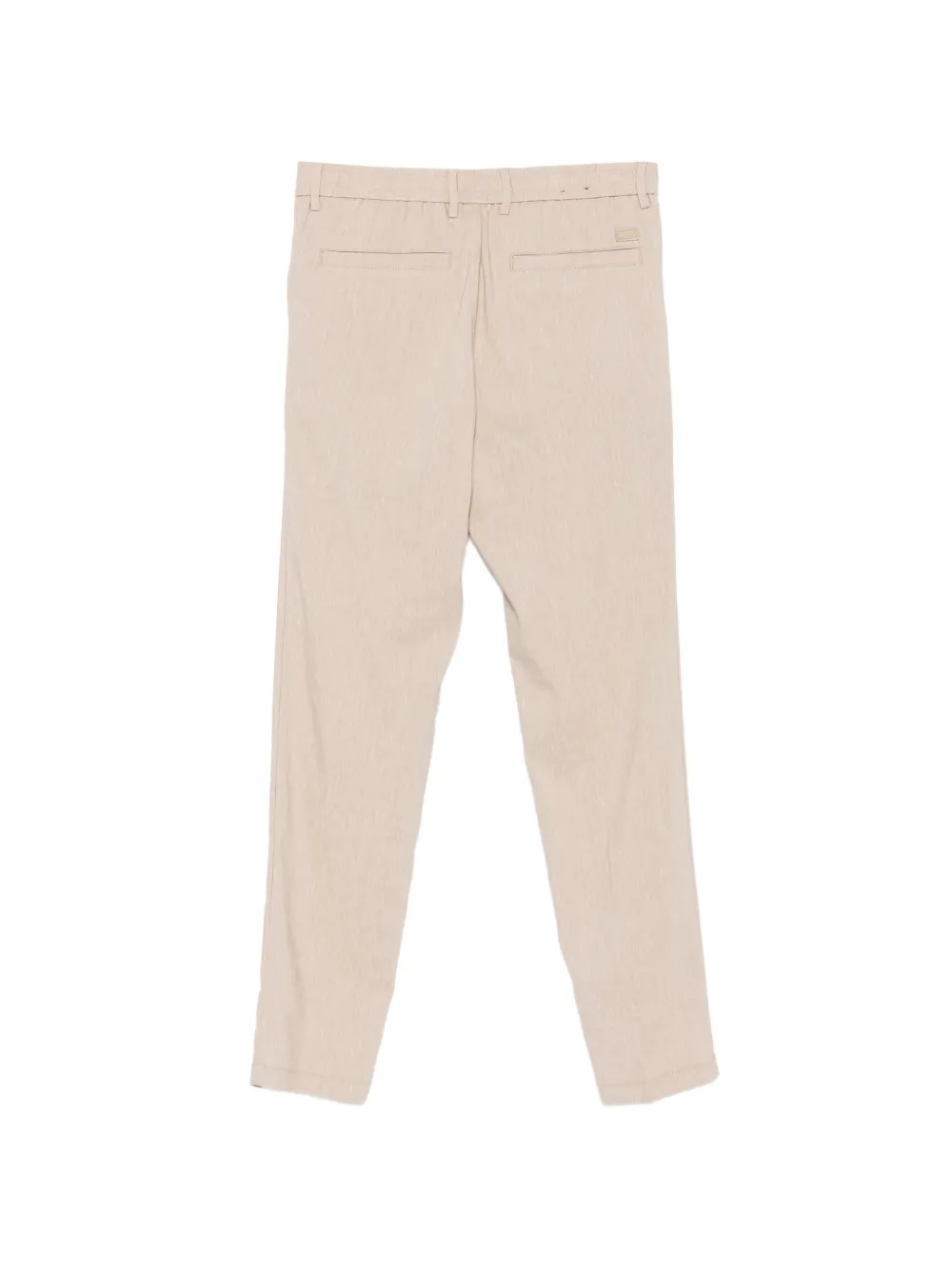 BOSS Broek met trekkoordtaille Beige