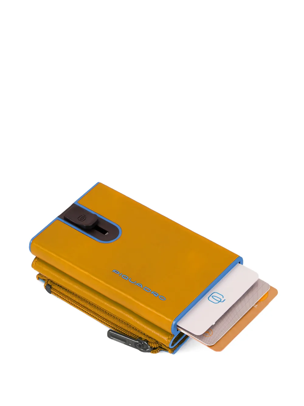 PIQUADRO pop-up wallet - Giallo