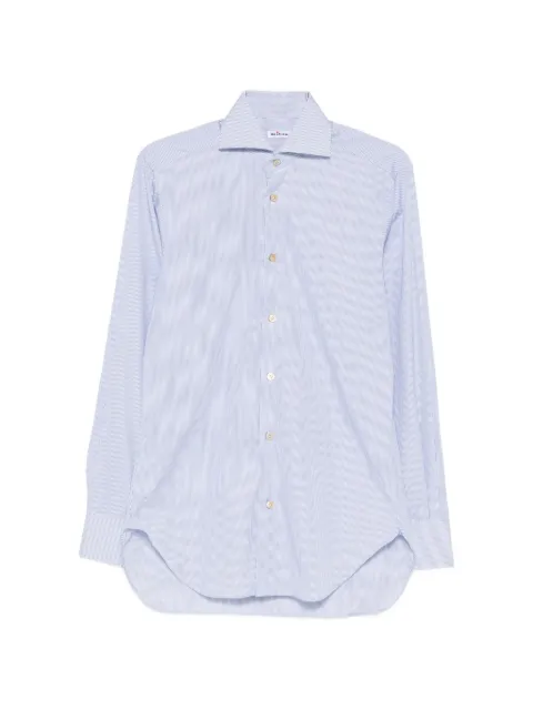 Kiton striped cotton shirt
