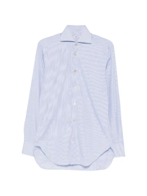 Kiton camisa a rayas de algodón