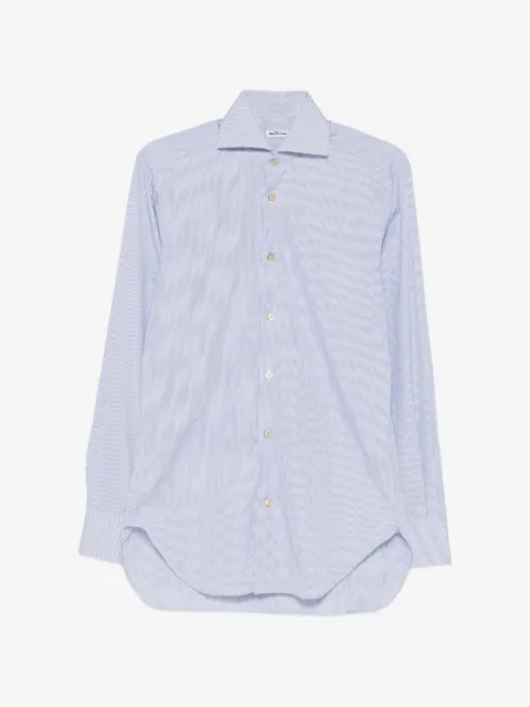 Kiton striped cotton shirt