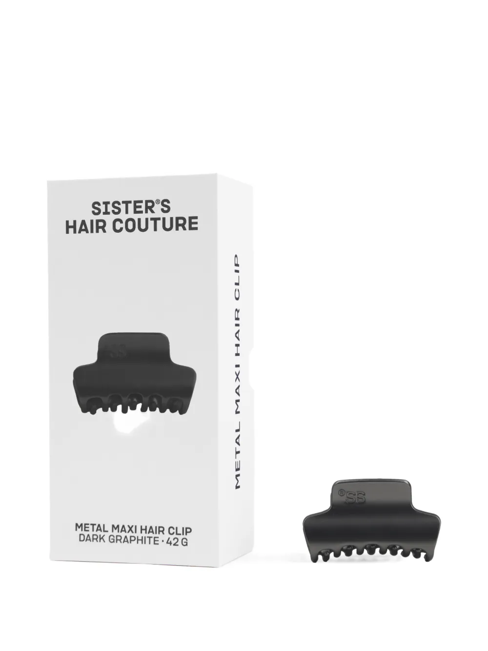 Sister’s Aroma maxi matte hair clip - Grigio