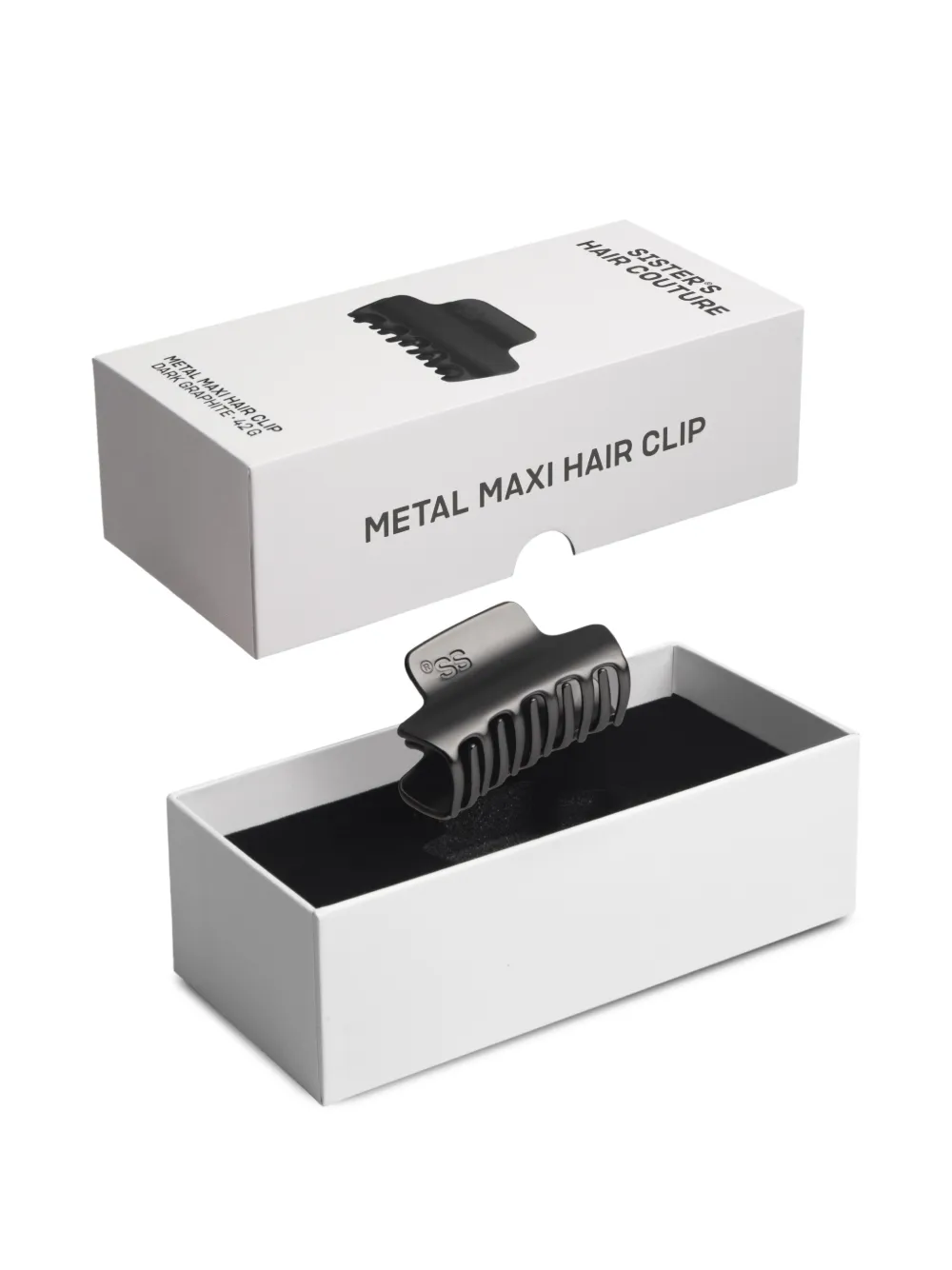 Sister’s Aroma maxi matte hair clip - Grigio
