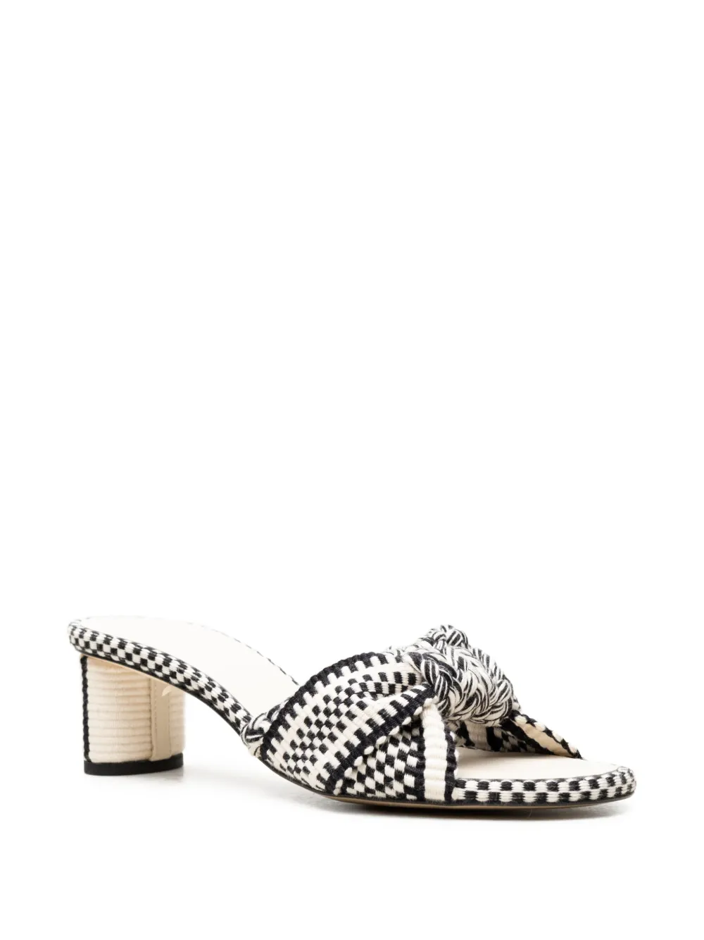 AMAMBAIH Jimena sandalen met hak Beige