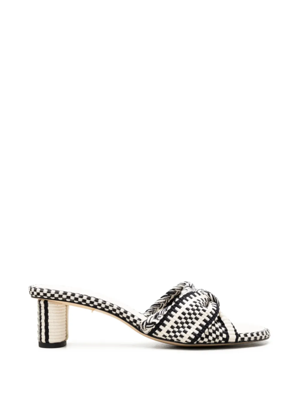 AMAMBAIH Jimena sandalen met hak Beige