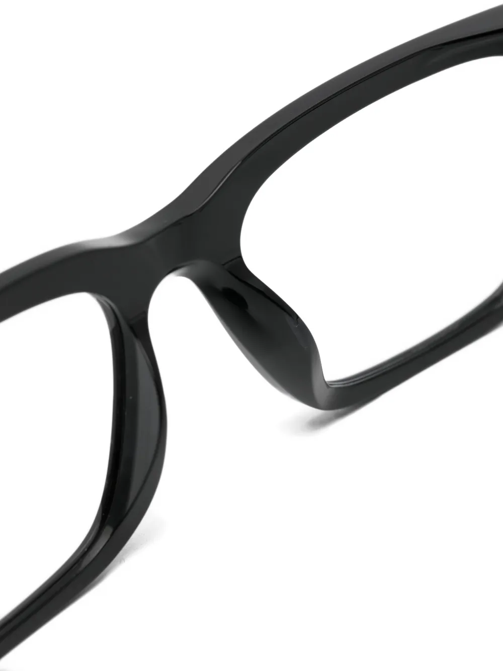 Oliver Peoples N.10 bril met vierkant montuur Zwart