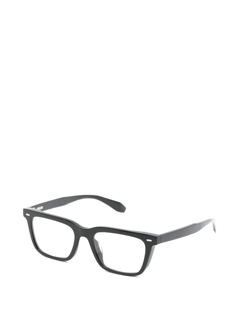 Oliver Peoples N.10 bril met vierkant montuur Zwart
