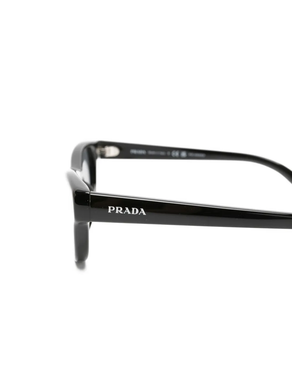 Prada Eyewear Zonnebril met cat-eye montuur Zwart