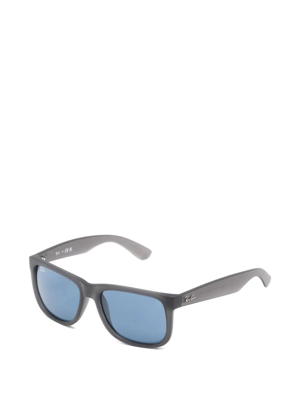 Ray-Ban Justin zonnebril met rechthoekig montuur Blauw