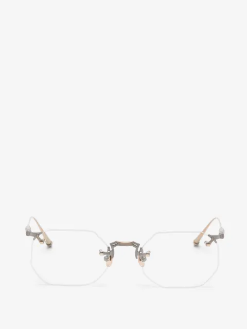 Matsuda gafas sin montura con forma geométrica