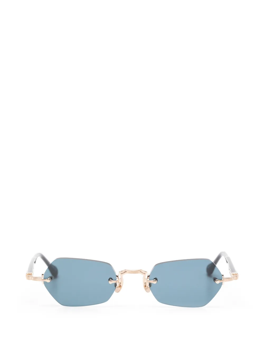 Matsuda rimless geometric-frame sunglasses - Blu