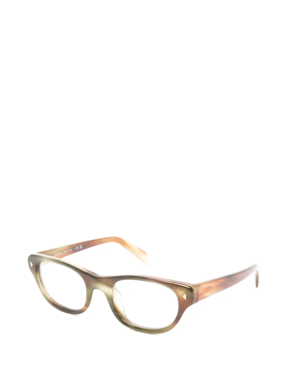 Prada Eyewear Zonnebril met cat-eye montuur Bruin