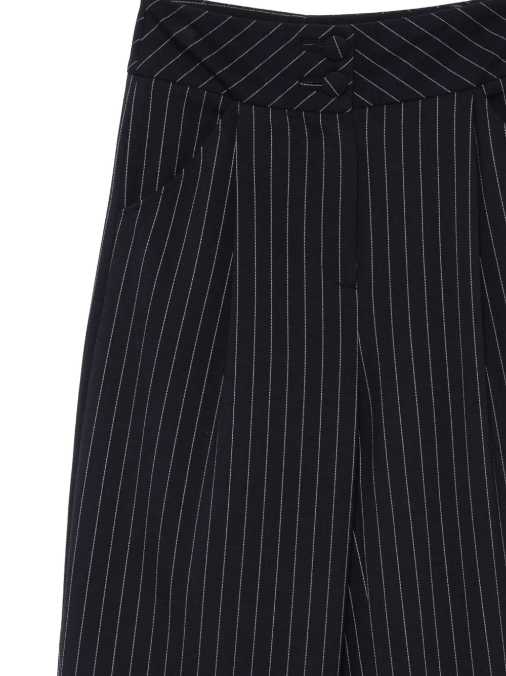 MITILIANE COUTURE Broek met krijtstreep Blauw