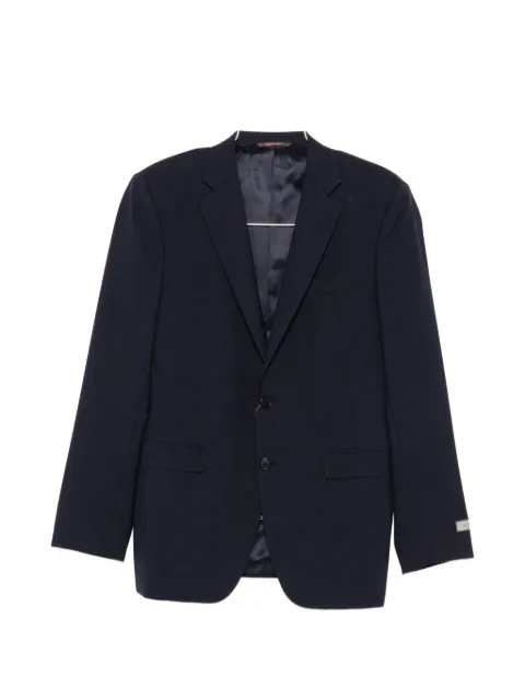 Canali check-pattern wool suit
