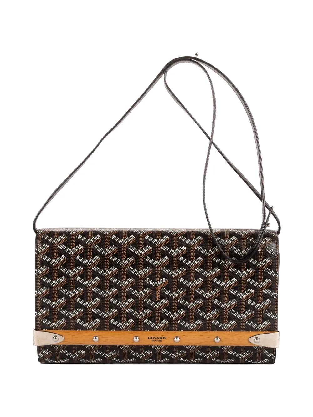 Goyard Pre-Owned Monte Carlo Bois mini crossbody bag - Nero