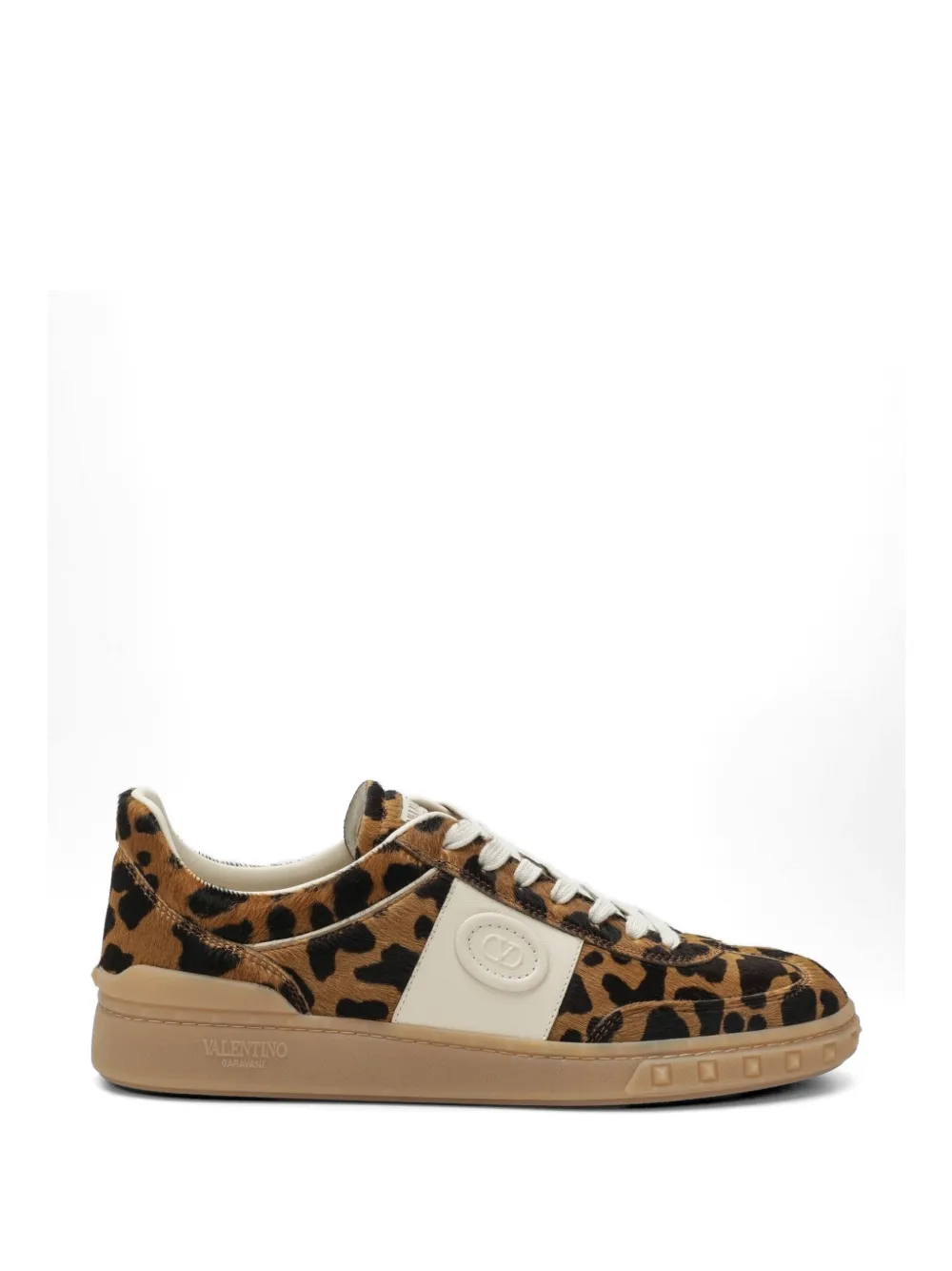 Valentino Garavani Upvillage leopard-print sneakers - Brown