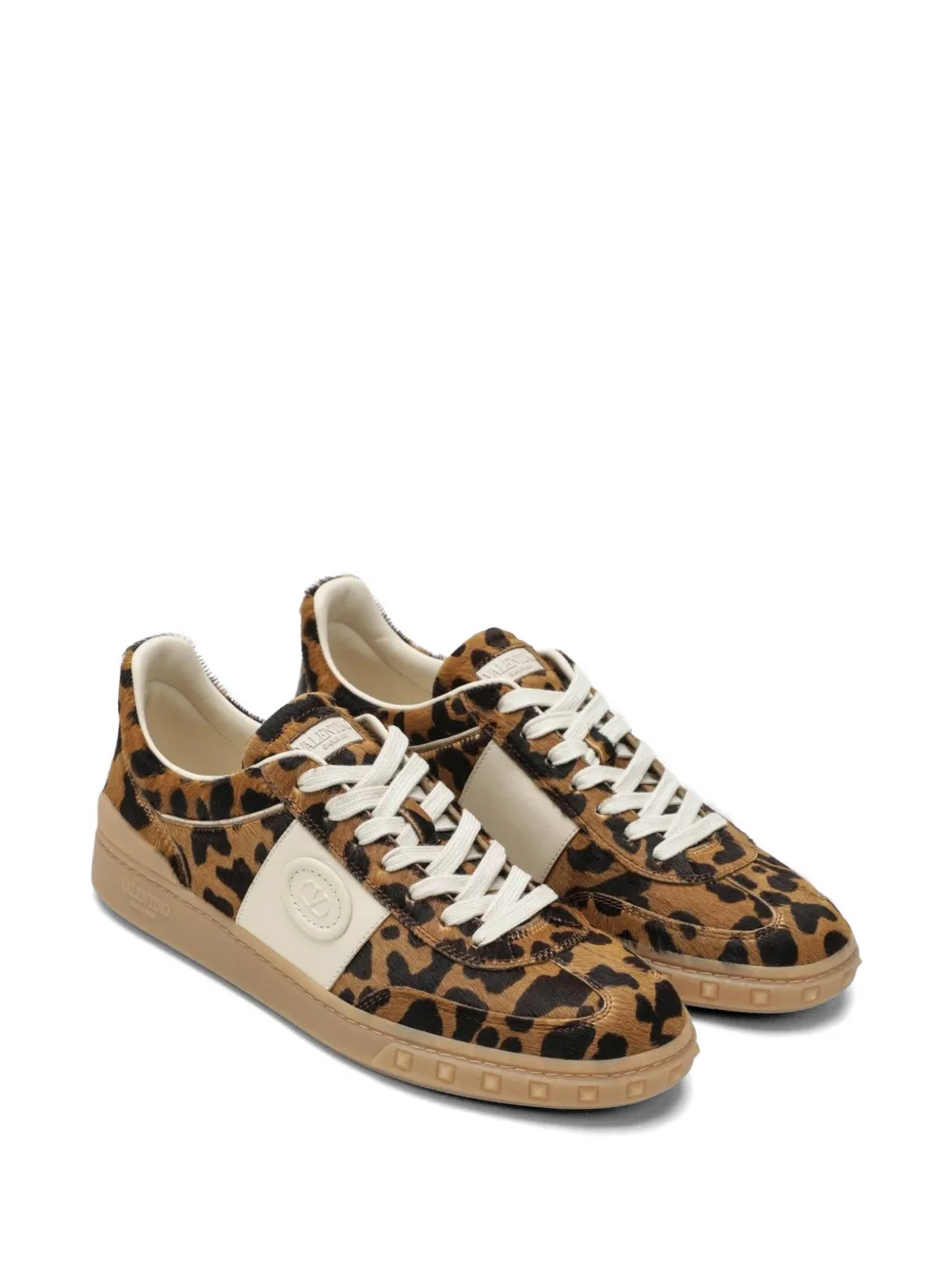 Valentino Garavani Upvillage leopard-print sneakers Bruin