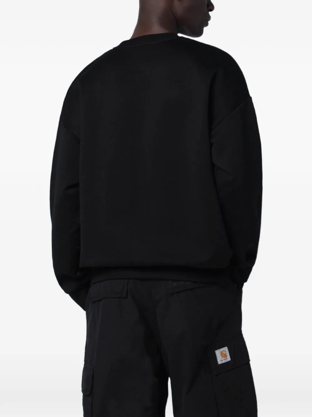 Tatras Tatras logo-print drop-shoulder Sweater | Black | FARFETCH ZA