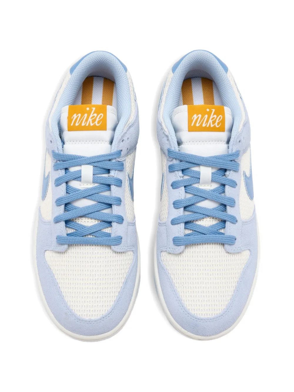 Nike Dunk sneakers met mesh vlakken Blauw