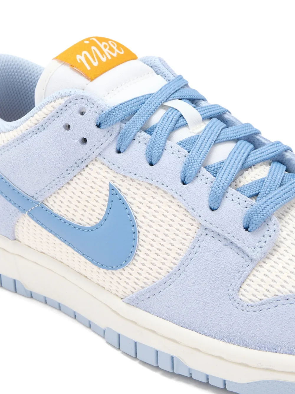 Nike Dunk sneakers met mesh vlakken Blauw